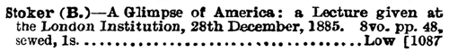 Personal Impressions of America Publication Date