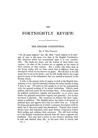The Fortnightly Review