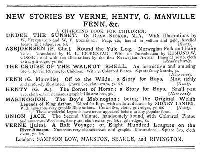 Under the Sunset Publication Notice